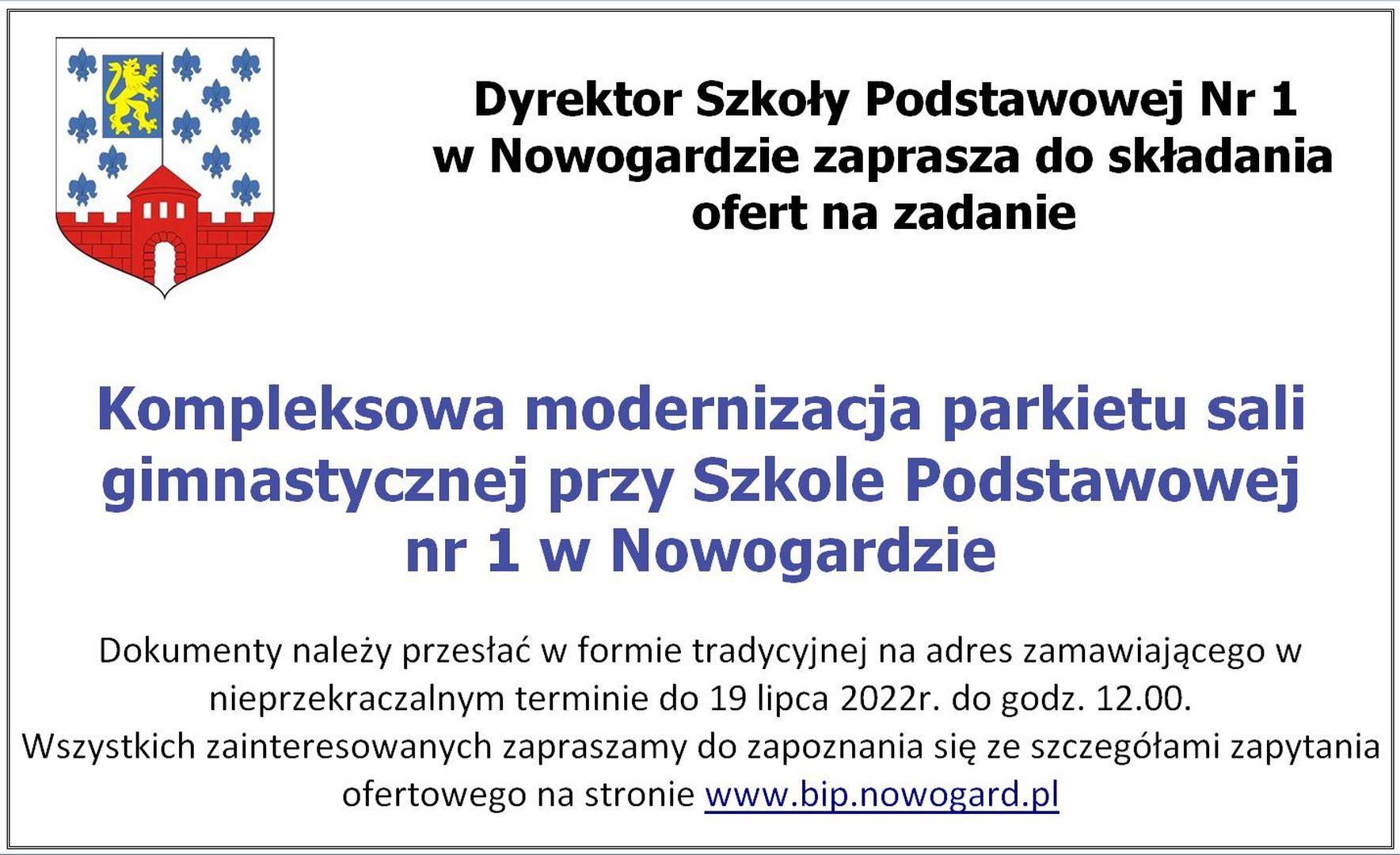 Kompleksowa modernizacja parkietu sali gimnastycznej