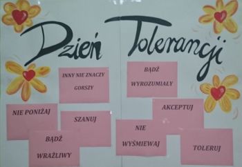 O TOLERANCJI W NASZEJ SZKOLE PRAWIE WSZYSTO