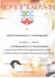 III Memoriał im. Grzegorza Górczewskiego w skoku wzwyż 
