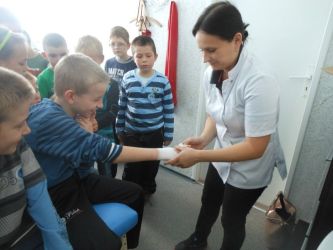 Wizyta w gabinecie Pani rehabilitantki
